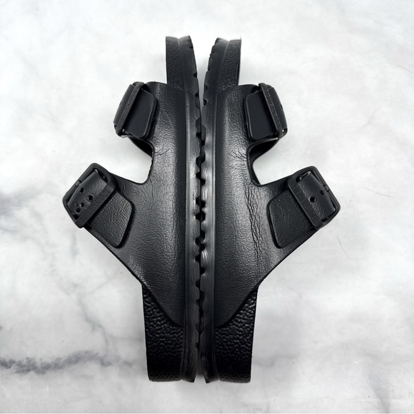 Birkenstock Arizona Essential EVA Adjustable Buckle Strap Slide Sandals Black 37 - Picture 5 of 11